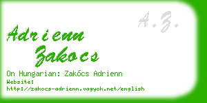 adrienn zakocs business card